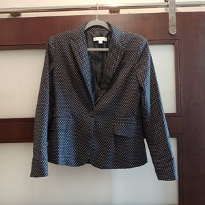 Black Polka Dot Blazer